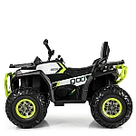Дитячий квадроцикл з пультом управління Bambi M 4081EBLR-1-5 Чорно-зелений