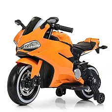 Детский электромотоцикл Bambi M 4104EL-7 Оранжевый