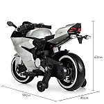 Детский электромотоцикл Bambi M 4104ELS-11 Серый