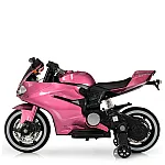 Детский электромотоцикл Bambi M 4104ELS-8 Розовый