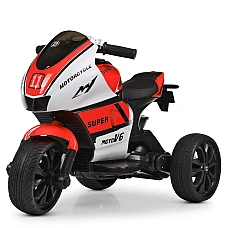 Дитячий електромотоцикл Bambi M 4135EL-1-3 Червоний з білим
