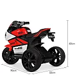 Дитячий електромотоцикл Bambi M 4135EL-1-3 Червоний з білим