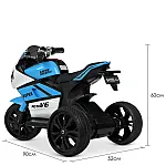 Детский электромотоцикл Bambi M 4135EL-1-4 Синий с белым