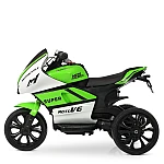 Детский электромотоцикл Bambi M 4135EL-1-5 Зеленый с белым