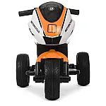 Дитячий електромотоцикл Bambi M 4135EL-1-7 Помаранчевий з білим