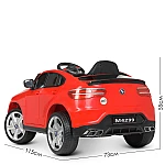 Электромобиль с пультом управления Bambi M 4299EBLR-3 Красный