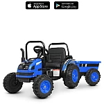 Дитячий електромобіль-трактор Bambi M 4419EBLR-4 Синій