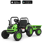 Дитячий електромобіль-трактор Bambi M 4419EBLR-5 Зелений