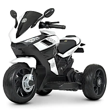 Дитячий електромотоцикл Bambi M 4454EL-1 Білий
