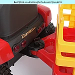Детский электромобиль-трактор Bambi M 4479EBLR-3 Красный