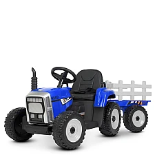 Дитячий електромобіль-трактор Bambi M 4479EBLR-4 Синій