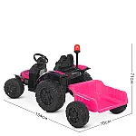 Дитячий електромобіль-трактор Bambi M 4573EBLR-8 Рожевий