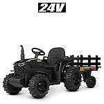 Детский электромобиль-трактор Bambi M 4623EBLR-2(24V) Черный