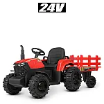 Детский электромобиль-трактор Bambi M 4623EBLR-3(24V) Красный