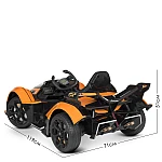 Детский электромобиль Lamborghini Bambi M 4633EBLR-7 Оранжевый