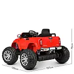 Джип з пультом керування Bambi M 4786EBLR-3(24V) Mercedes (Monster Truck) Червоний