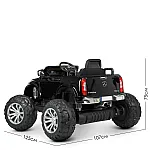 Джип з пультом управління Bambi M 4786EBLRS-2(24V) Мерседес (Monster Truck) Чорний