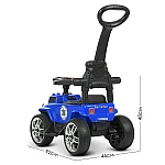 Машинка-каталка 2 в 1 Bambi M 4800E-4 Синій