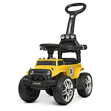 Машинка-каталка 2 в 1 Bambi M 4800E-6 Жовтий