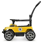 Машинка-каталка 2 в 1 Bambi M 4800E-6 Жовтий