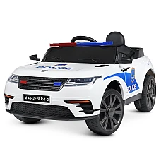Дитячий електромобіль Поліція Bambi M 4842EBLR-1-2 Чорно-біли