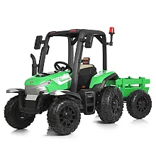 Дитячий електромобіль-трактор Bambi M 4844EBLR-5 Зелений