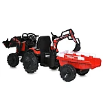 Дитячий електромобіль-трактор Bambi M 4847EBLR-3 (24V) Червоний
