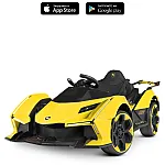 Дитячий електромобіль Lamborghini Bambi M 4865EBLR-6 Жовтий