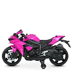 Детский электромотоцикл Bambi M 4877EL-8 Розовый