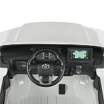 Позашляховик з пультом керування Toyota Hilux Bambi M 4919EBLR-1 Білий