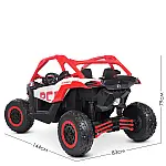 Багги с пультом управления Bambi M 4920EBLR-3 Красный