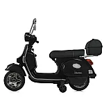 Дитячий електромотоцикл Vespa Bambi M 4939EL-2 Чорний