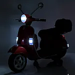 Дитячий електромотоцикл Vespa Bambi M 4939EL-3 Червоний