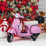 Детский электромотоцикл Vespa Bambi M 4939EL-8 Розовый