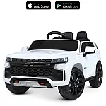 Внедорожник с пультом управления Chevrolet Tahoe Bambi M 4958EBLR-1 Белый
