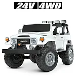 Позашляховик з пультом керування Toyota Bambi M 4968EBLR-1(24V) Білий