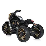 Дитячий електромотоцикл з пультом керування Bambi M 5048ELR-2 Чорний