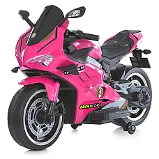 Детский электромотоцикл Bambi M 5056EL-8 Розовый