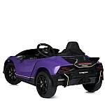 Дитячий електромобіль Lamborghini Bambi M 5100EBLR-9 Фіолетовий