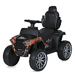 Дитячий електромобіль-толокар 2 в 1 Bambi M 5732EBLR-2 Чорний