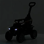 Дитячий електромобіль-толокар 2 в 1 Bambi M 5732EBLR-2 Чорний