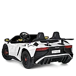 Дитячий електромобіль Lamborghini Bambi M 5738AL-1 Білий