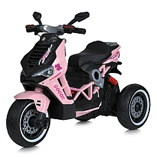 Дитячий електромотоцикл Bambi M 5744EL-8 Рожевий