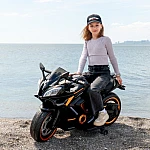 Дитячий електромотоцикл Bambi M 5774ELS-2 Чорний