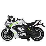 Детский электромотоцикл Bambi M 5774EL-1-5 Белый с зеленым