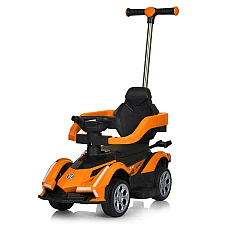 Електромобіль-толокар 3 в 1 Bambi M 5781EBLR-7 Помаранчевий
