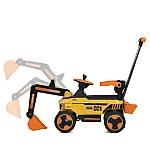Дитячий електромобіль-толокар 3 в 1 Bambi M 5783BLR-6 Жовтий