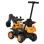Дитячий електромобіль-толокар 2 в 1 Bambi M 5787B-6 Жовтий