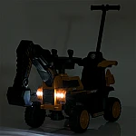 Дитячий електромобіль-толокар 2 в 1 Bambi M 5787B-6 Жовтий
