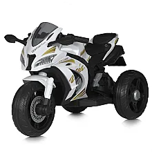 Дитячий електромотоцикл Bambi M 5806EL-1 Білий